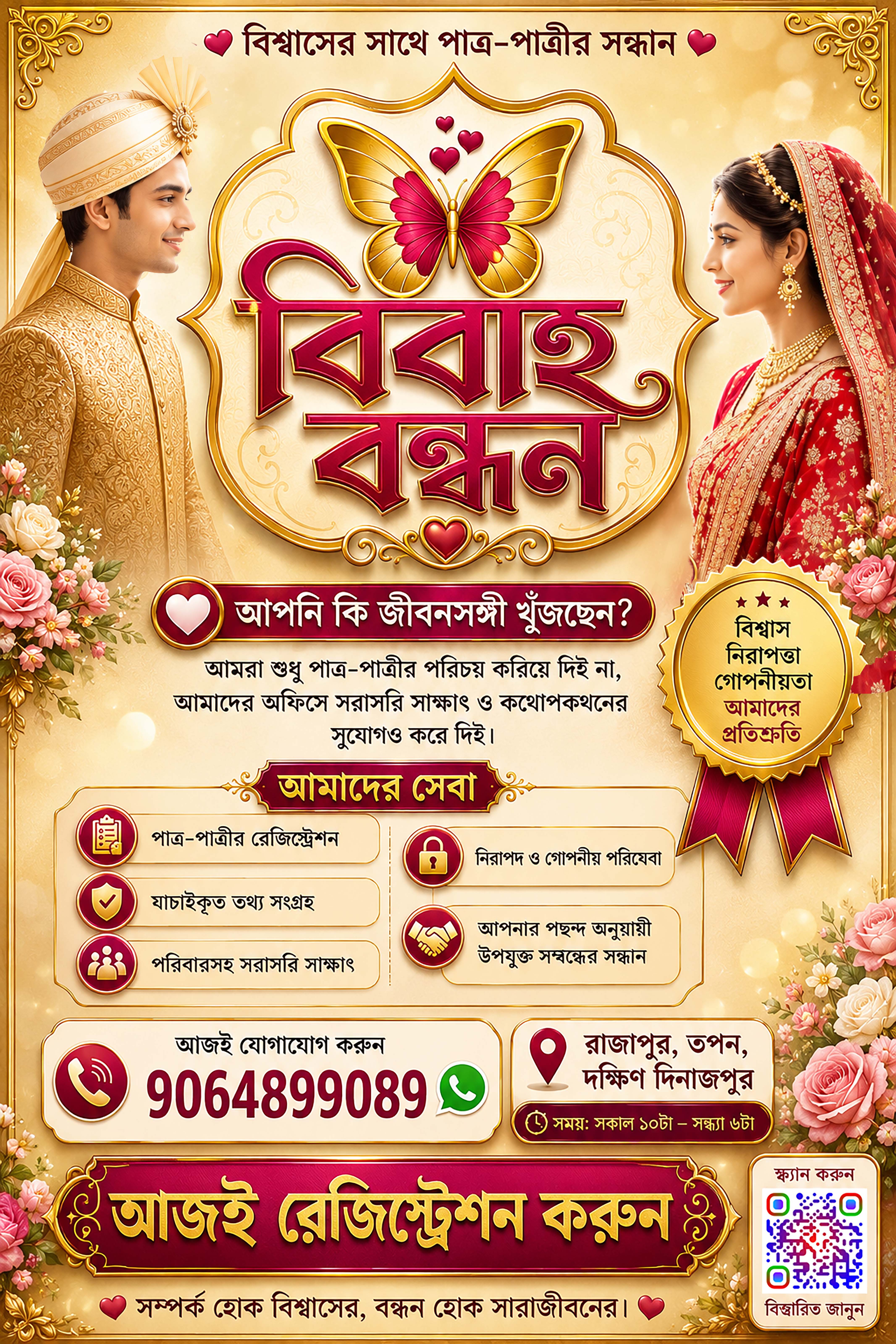 বিবাহ বন্ধন পরিষেবা poster